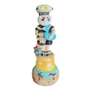 Hersheys Chocolate Collectible Kurt Adler Figurine Bell Summer Beach Ocean 2000